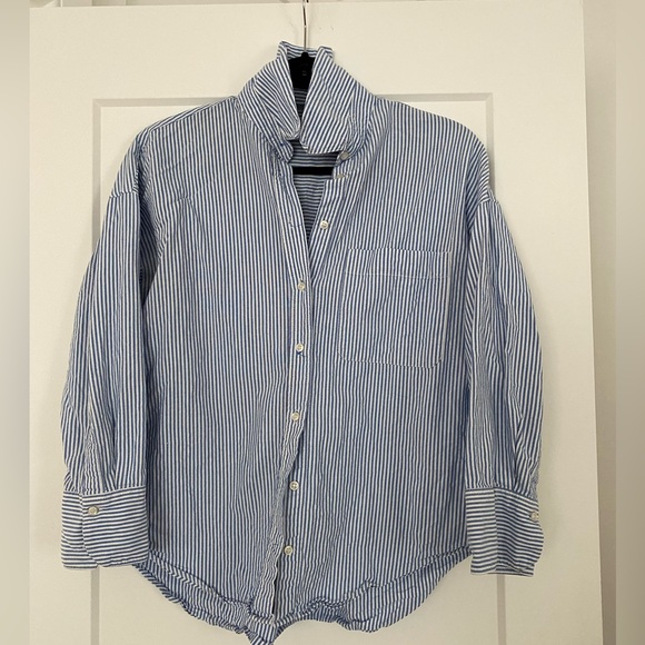 Zara stripe oxford shirt - Picture 2 of 3